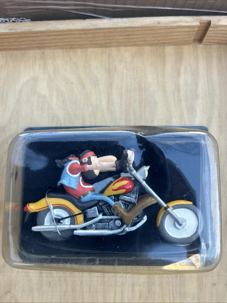 Figurine Résine Joe Bar Team - Moto Solex Lucien - Vent D'Ouest - Lucane