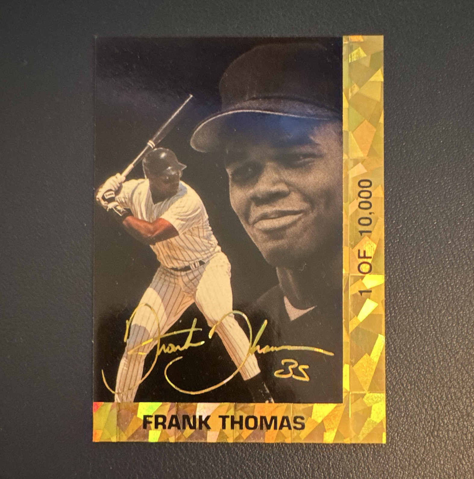 Leaf 1996 Signature Series Frank Thomas #7 Chicago White Sox Limited 7/10000