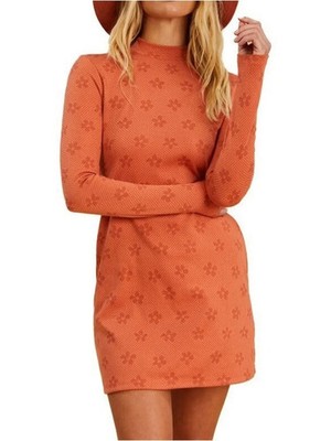 Billabong x The Salty Blonde Coconut Flowers Mock Neck Mini Dress Size S