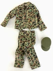 Vintage GI Joe Camouflage Outfit and Cap 12” Action Figure Clothes Hasbro"