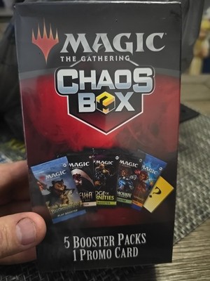 2026 Magic The Gathering CHAOS BOX 5 Booster Packs 1 Promo Card