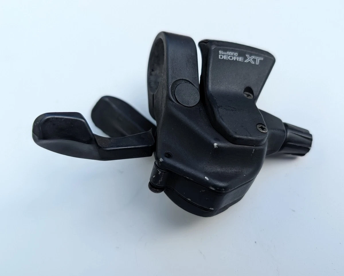 Shimano Deore XT ST M092 - Commande De Vitesse 3 Vitesses Vintage VTT (Noir, Aluminium, Japon)