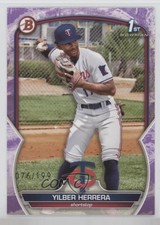 2023 Bowman Prospects Purple Pattern 76/199 Yilber Herrera #BP-86 0o3x