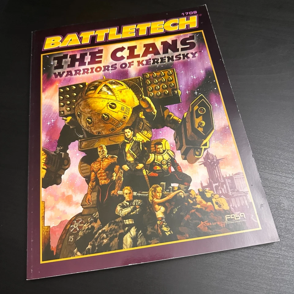 BattleTech 1709: The Clans – Warriors of Kerensky — FASA — OOP (1999) - Image 2 of 4