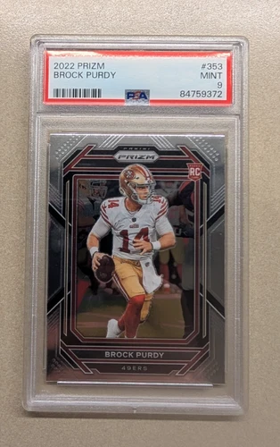 2022 Panini Prizm #353 Brock Purdy PSA 9 49ers