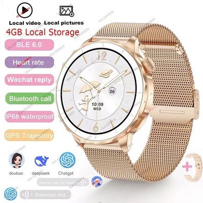 2025 Neu Herren Damen Bluetooth Anruf Smartwatch IP68 Wasserdicht Herzfrequenz ML10F