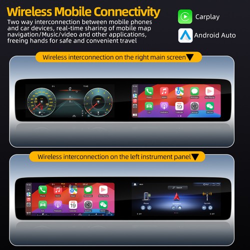 For Mercedes Benz E-Class E200 E300 2016-2020 Android Car Radio Carplay Screen - Picture 7 of 14