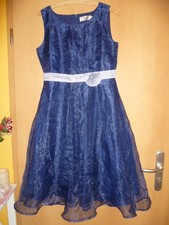 Festliches Kleid, Blau mit Schleife von *bpc* in Gr. 170 - Jugendweihe TOP 