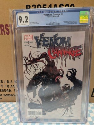 Venom vs Carnage #1 CGC 9.2 1st Patrick Mulligan Toxin