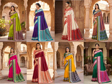 Attractive Look Soft Silk Saree With Blouse For Wedding Party Wear