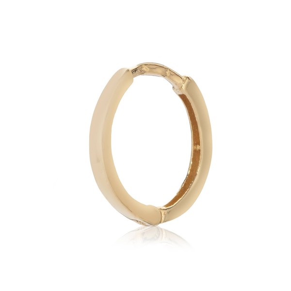 Einzel Creole 13Mm 333 Gelb Gold 8 Karat Ohrring Klappcreolen Ohrschmuck-image