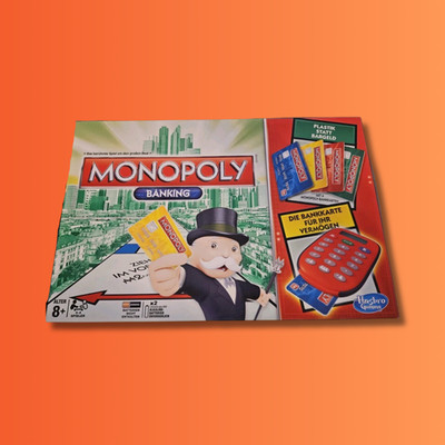 Monopoly Banking Hasbro Banking unbenutzt mit OVP