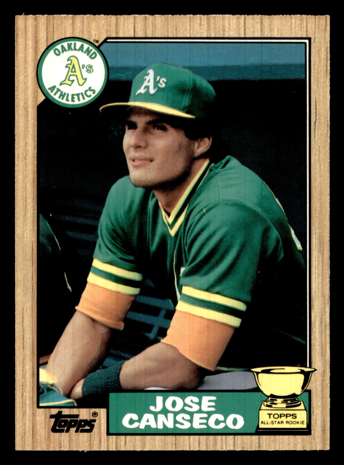 1987 Topps #620 Jose Canseco Collector's Edition (Tiffany) NM+