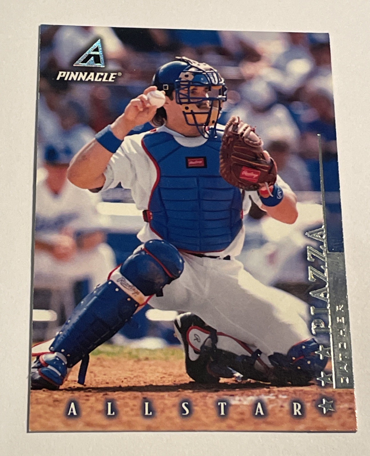 1998 PINNACLE ALL-STAR MIKE PIAZZA LOS ANGELES DODGERS #7 National Baseball HOF