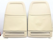 07-13 Gm Suv Truck Cashmere Front Bucket Seat Backing Trim Panel Leather Vented