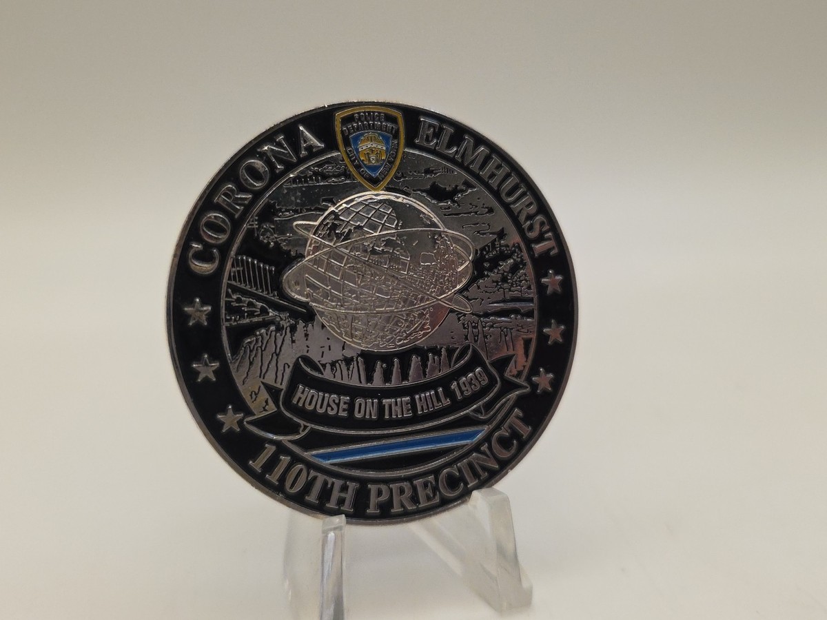 NYPD 110th Precinct PCT Police Corona Elmhurst Challenge Coin