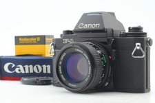 N MINT Canon New F-1 AE Finder SLR Film Camera Body NFD 50mm f/1.4 Lens JAPAN