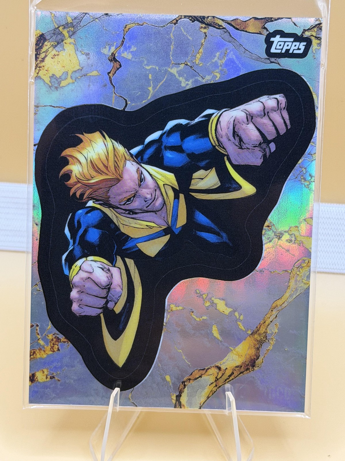2025 Topps Marvel Comic Book Heroes 1975 Golden #103 Banshee Refractor