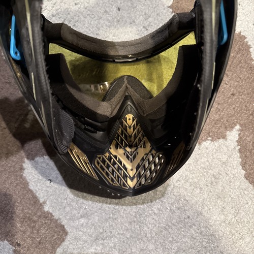 DYE I5 PAINTBALL MASK BLACK/GOLD!! - Picture 5 of 5