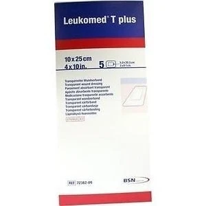 BSN MEDICAL GMBH LEUKOMED transp.plus sterile Pflaster 10x25 cm, 5 St