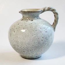 Studio Art Pottery Handmade Glaze Ceramic Creamer Pitcher Signed