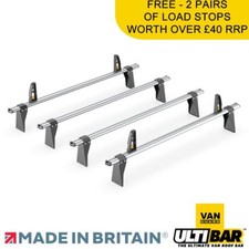 Land Rover Defender Roof Rack 1983-2016 4x Roof Bars Van Guard Ultibar+