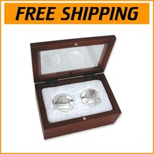 Elegant Silver First Curl Tooth Keepsake Box - Rosewood Gift for New Parents