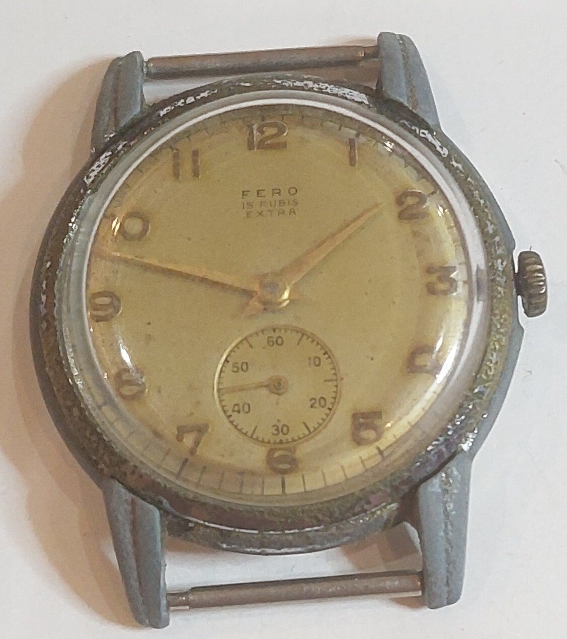 FERO FELDMANN jump hour watch 手巻き ジャンク扱い FERO FELDMANN jump hour watch 手巻き ジャンク扱い FERO FELDMANN