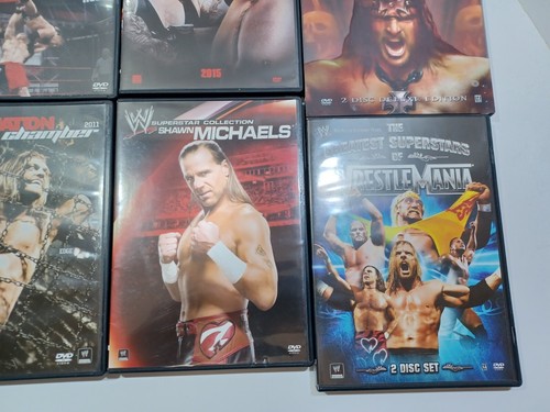 Lot Of 10 Wrestling DVD's WWE WWF Elimination Chamber Triple H Undertaker Lesnar - Picture 8 of 9