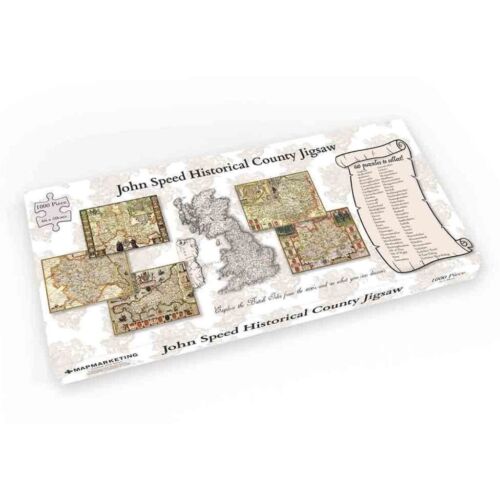 NEW Yorkshire Historical Map 1000 Piece Jigsaw Puzzle - Picture 2 of 2