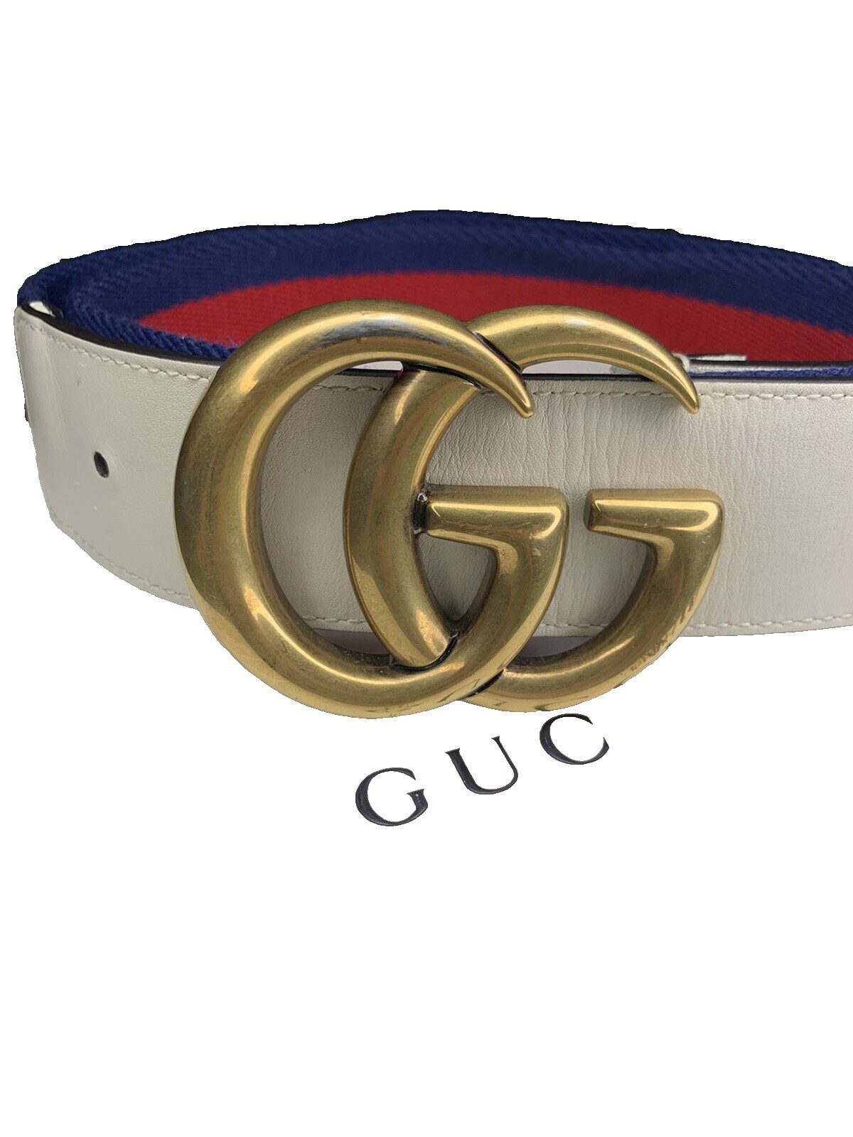 Gucci Gray Stretch Shoe-Lace Silver-Tone Logo Buckle-Belt O/S Gucci Stretch Belts for Women | eBay main image 2