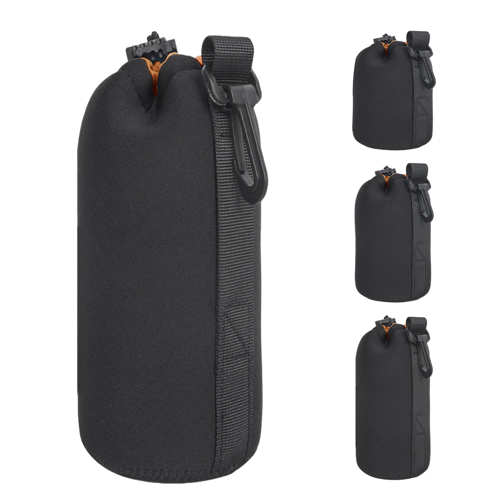 (2PC)Neoprene Soft DSLR Camera Lens Pouch Bag Storage Cover Case S M L XL US (2PC)Neoprene Soft DSLR Camera Lens Pouch Bag Storage Cover Case S M L XL US