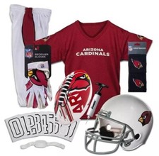 Arizona Cardinals Kids NFL 11pc Deluxe Football Uniform Set, Large