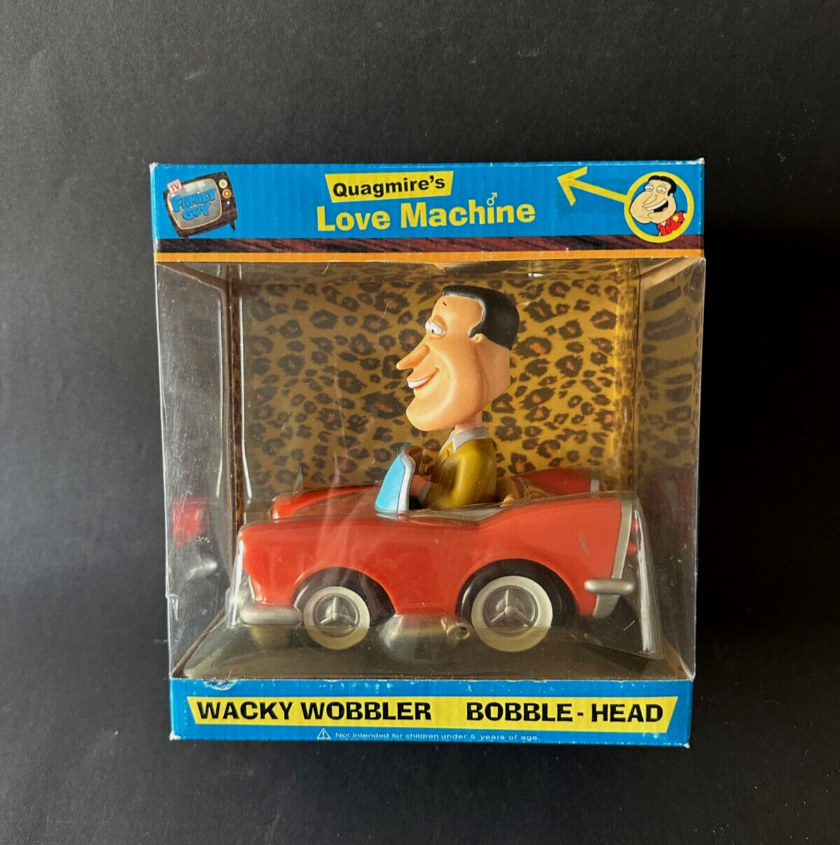 Family Guy QUAGMIRE Love Machine Car Bobble-Head Funko Wacky