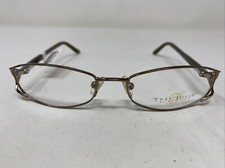 Tres Jolie Eyeglasses Frame 122 BISCOTTI 51-17-135 Brown Full Rim Metal :816