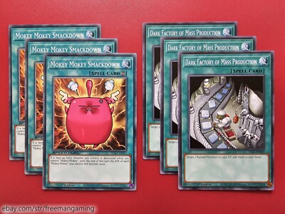Yugioh Belowski Mokey Mokey Deck 43 Card King Adrift Smackdown Scapegoat  Anime