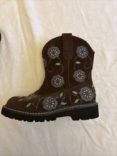 Ladies Roper Leather Boots