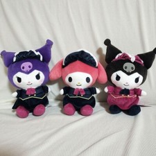 My Melody Kuromi SET of 3 hotel maid Costume Plush Doll 25cm Sanrio Furyu