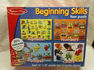 beginning skills floor puzzle