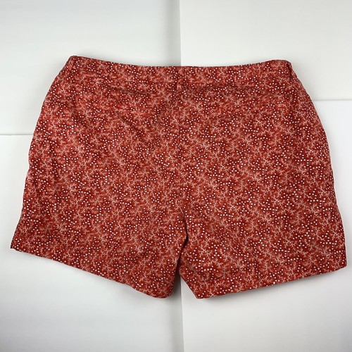 Old Navy Shorts Womens 12 Mid Rise Chino Pockets Flat Front Stars Multicolor - Picture 3 of 6
