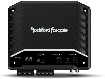 Rockford Fosgate R2-200X2 Prime 200W Full Range Class D 2-Channel Amplifier