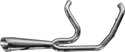 Two Bros 2-Into-1 Turnout Racing Exhaust For Harley Fat Bob 114 2018-2021