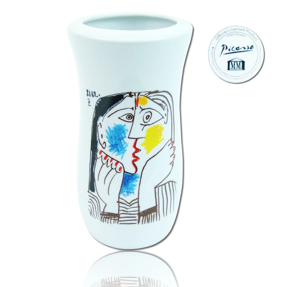Pablo Picasso Porzellan Vase Blumenvase Téte Appuyée sur les Mains II 1962