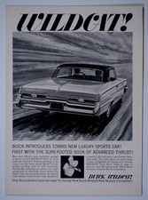 1962 Buick Wildcat Vtg Torrid New Luxury Sports Car Original Print Ad 8.5 X 11 1962 Buick Wildcat Vtg Torrid New Luxury Sports Car Original Print Ad 8.5 X 11