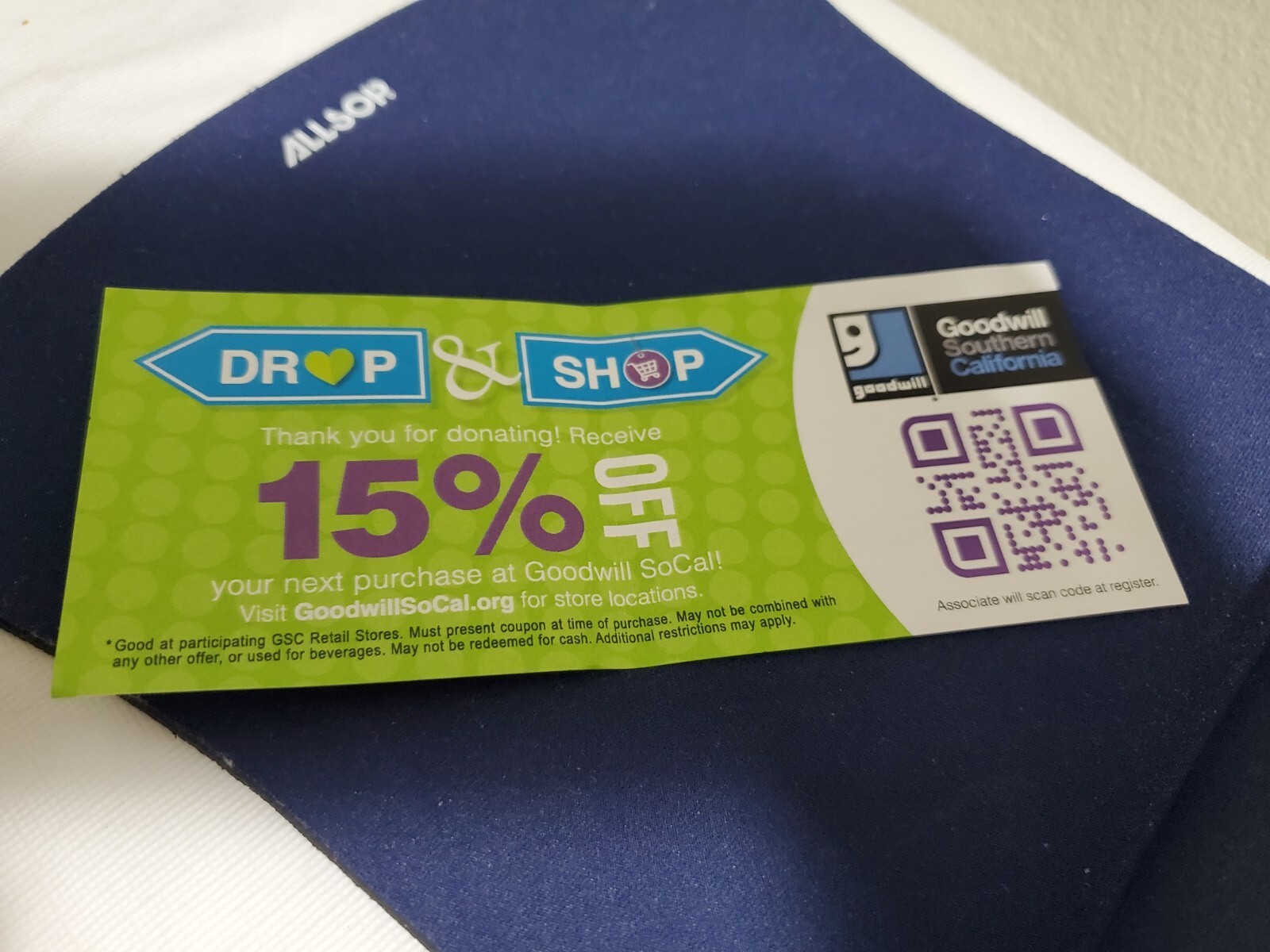 Goodwill Coupon EBay