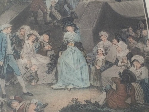 Gravure - La Noce au Chateau Par DEBUCOURT XIXeme - Picture 5 of 8