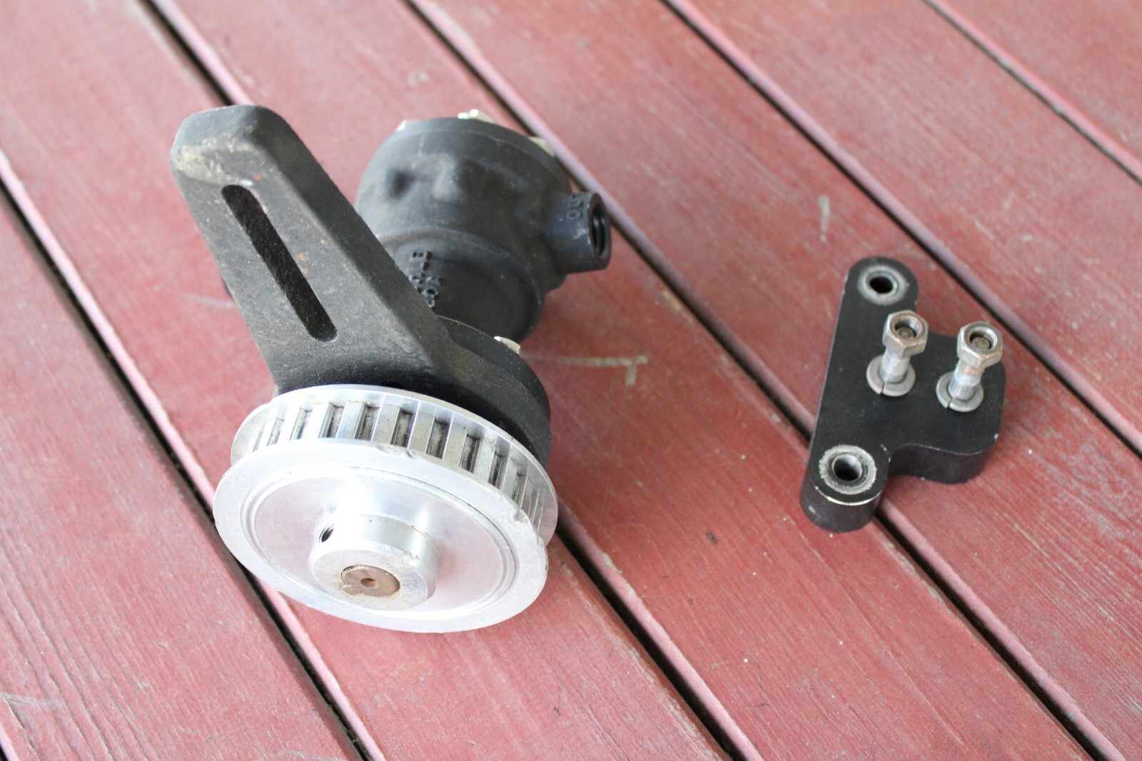 Enderle 80A Fuel Pump w/ Belt Drive , Bracket, Pulley, BBC, Used eBay