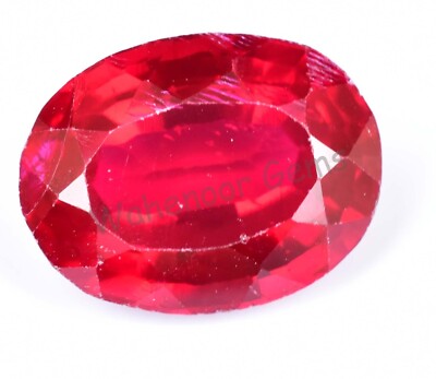 15.90 CT Natürlich Blutrot Rubin Oval Zertifiziert Mosambik Umwerfend Edelstein