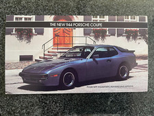 Porsche Official All New 944 Coupe Card Mailer Folder Brochure 1983 Usa Edition Porsche Official All New 944 Coupe Card Mailer Folder Brochure 1983 Usa Edition