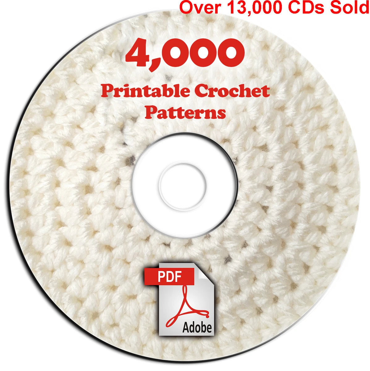 4000 patrones de ganchillo imprimibles-enseñanza-guías-libros-afgano-tejido-puntura-PDF-DVD